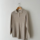 Knitted polo | Ecru