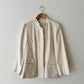 Silk blend tailored blazer | Off white