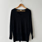 Knitted sweater | Black