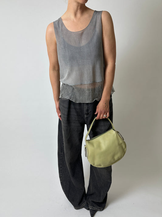 Sheer top | Grey