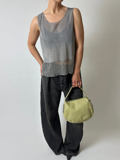 Sheer top | Grey