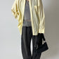 Oversized shirt | Soft yellow