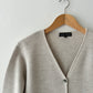 Wool cardigan | Ecru