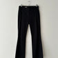 Flared striped trousers | Black / Off white