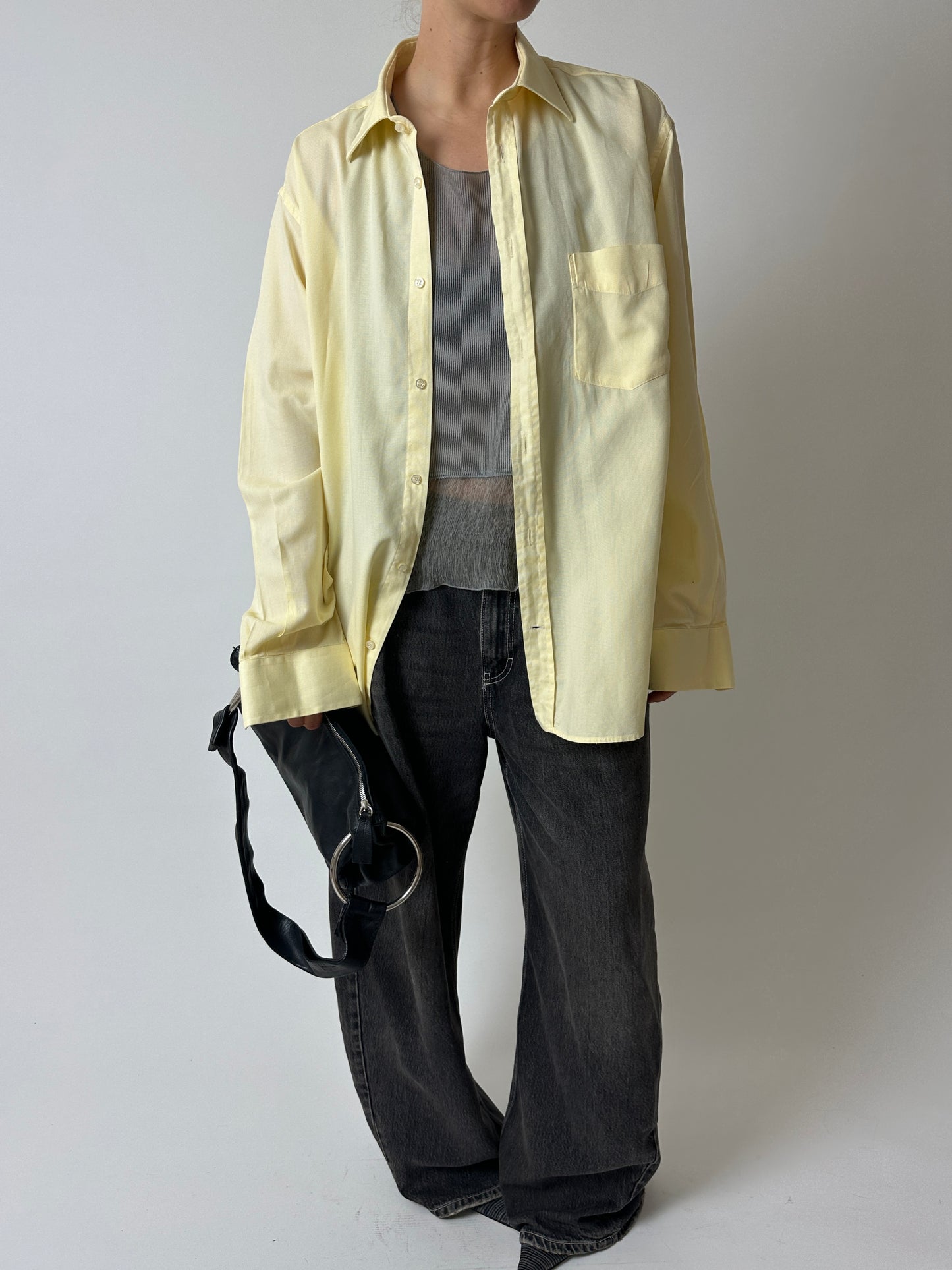Oversized shirt | Soft yellow