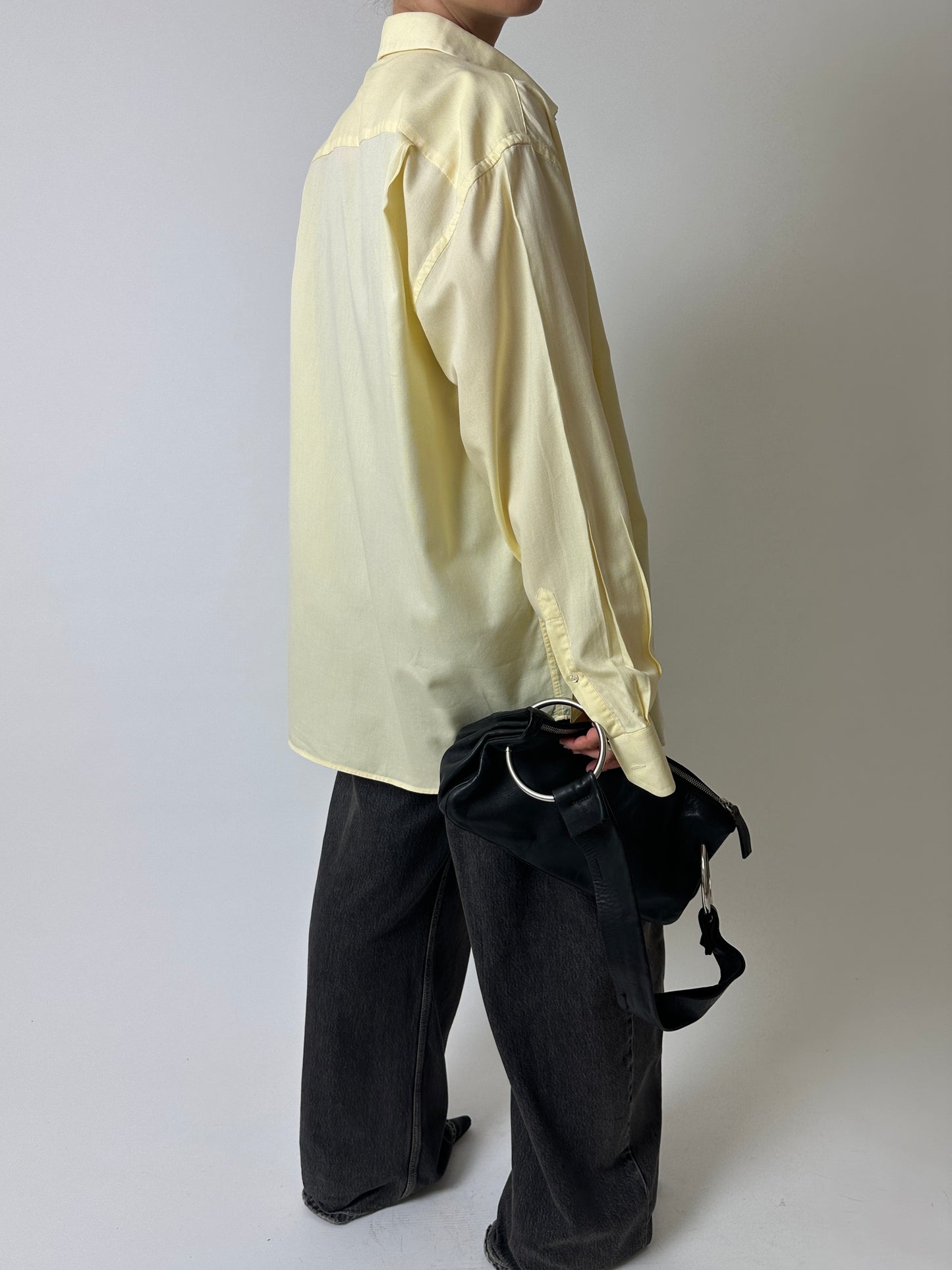 Oversized shirt | Soft yellow