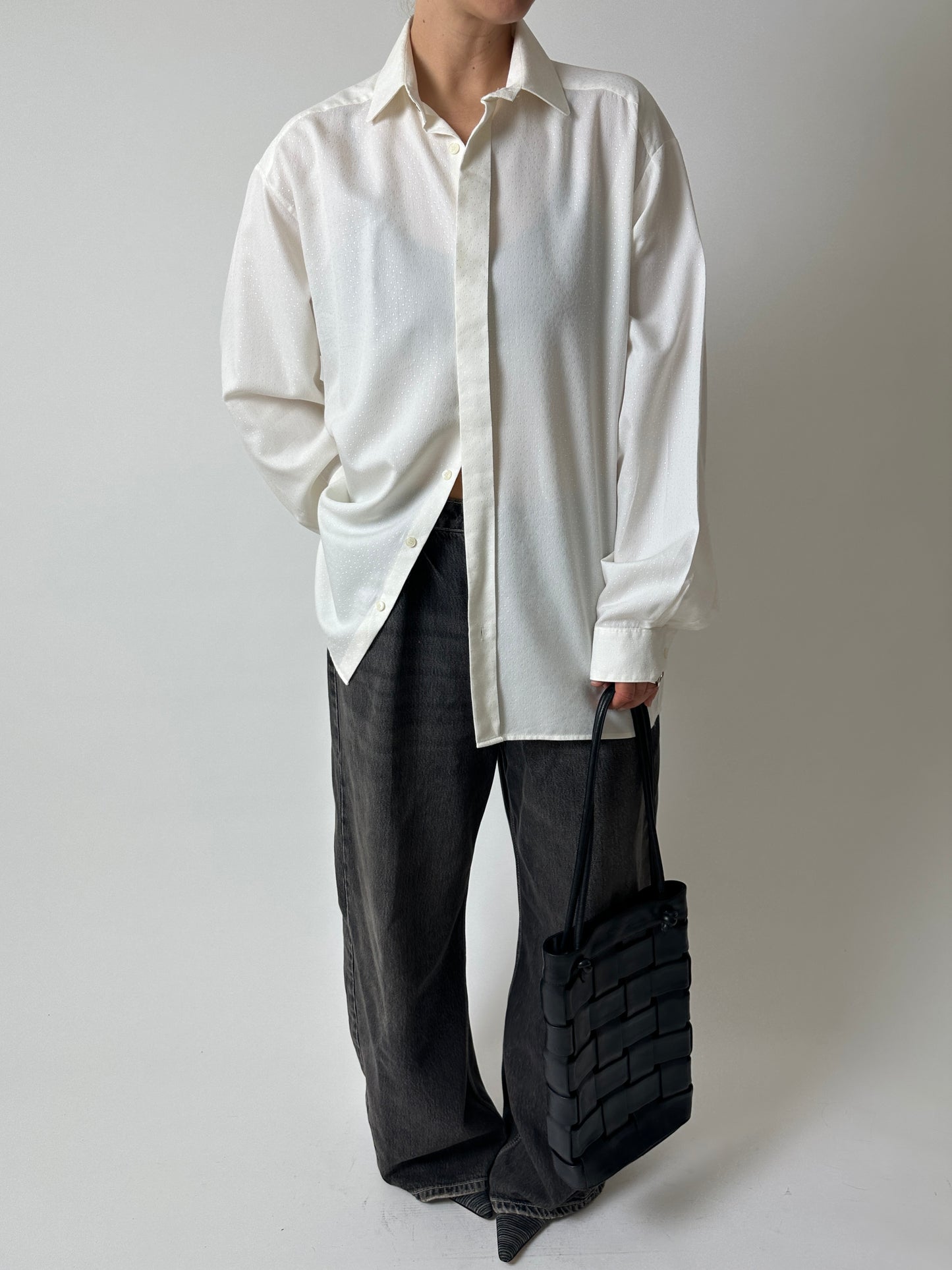 Oversized dotted shirt | Off white