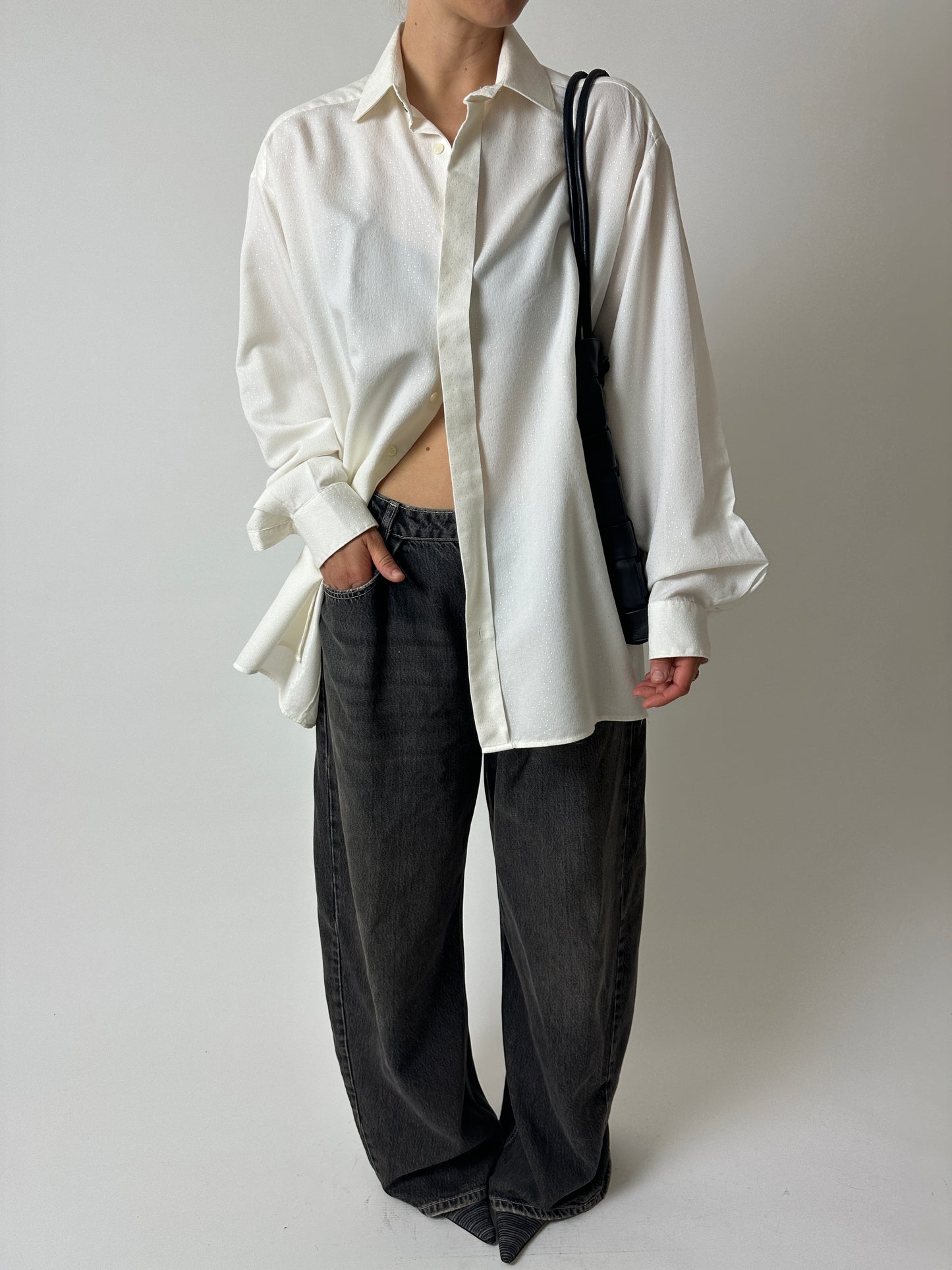 Oversized dotted shirt | Off white