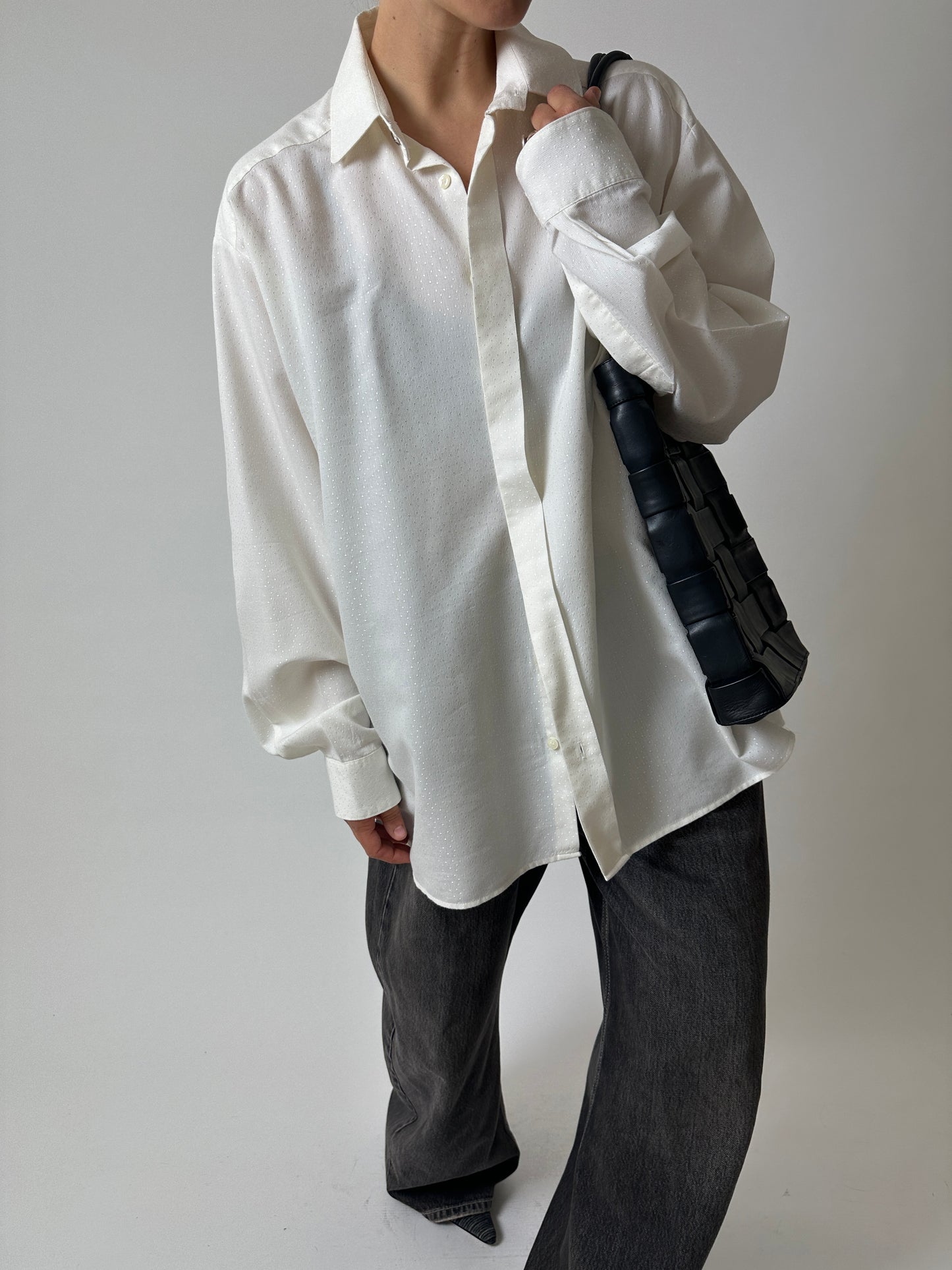 Oversized dotted shirt | Off white