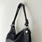 Leather shoulder bag | Black