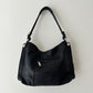 Leather shoulder bag | Black