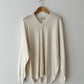 Wool knitted sweater | Off white