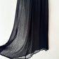 Sheer maxi skirt | Black