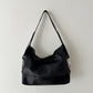 Leather shoulder bag | Black