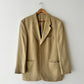 Oversized woven blazer | Dark Butter