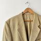 Oversized woven blazer | Dark Butter
