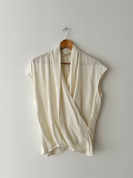 Draped top | Off white