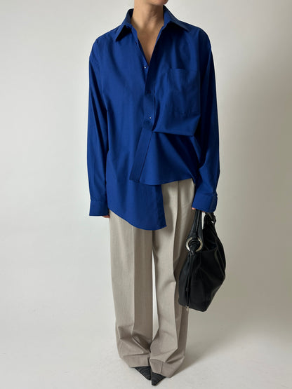Oversized shirt | Cobalt blue