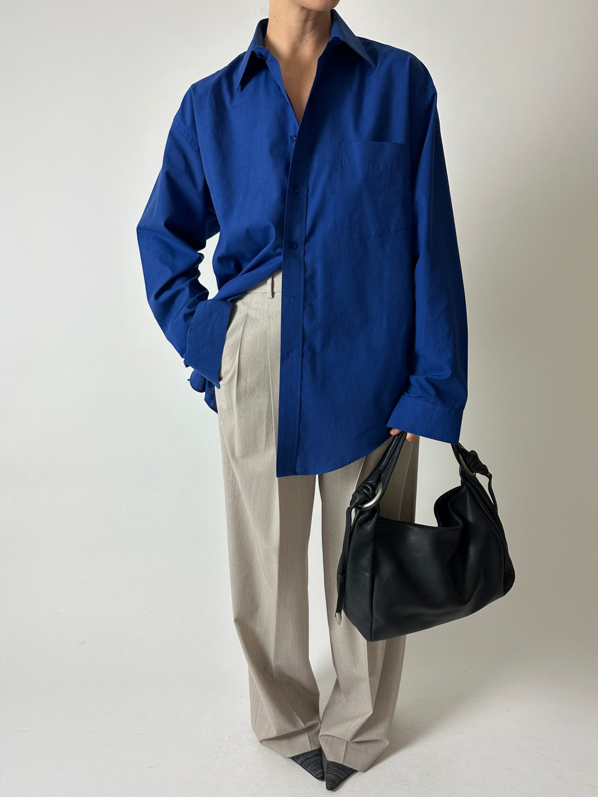 Oversized shirt | Cobalt blue