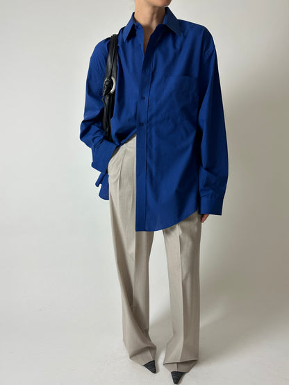 Oversized shirt | Cobalt blue