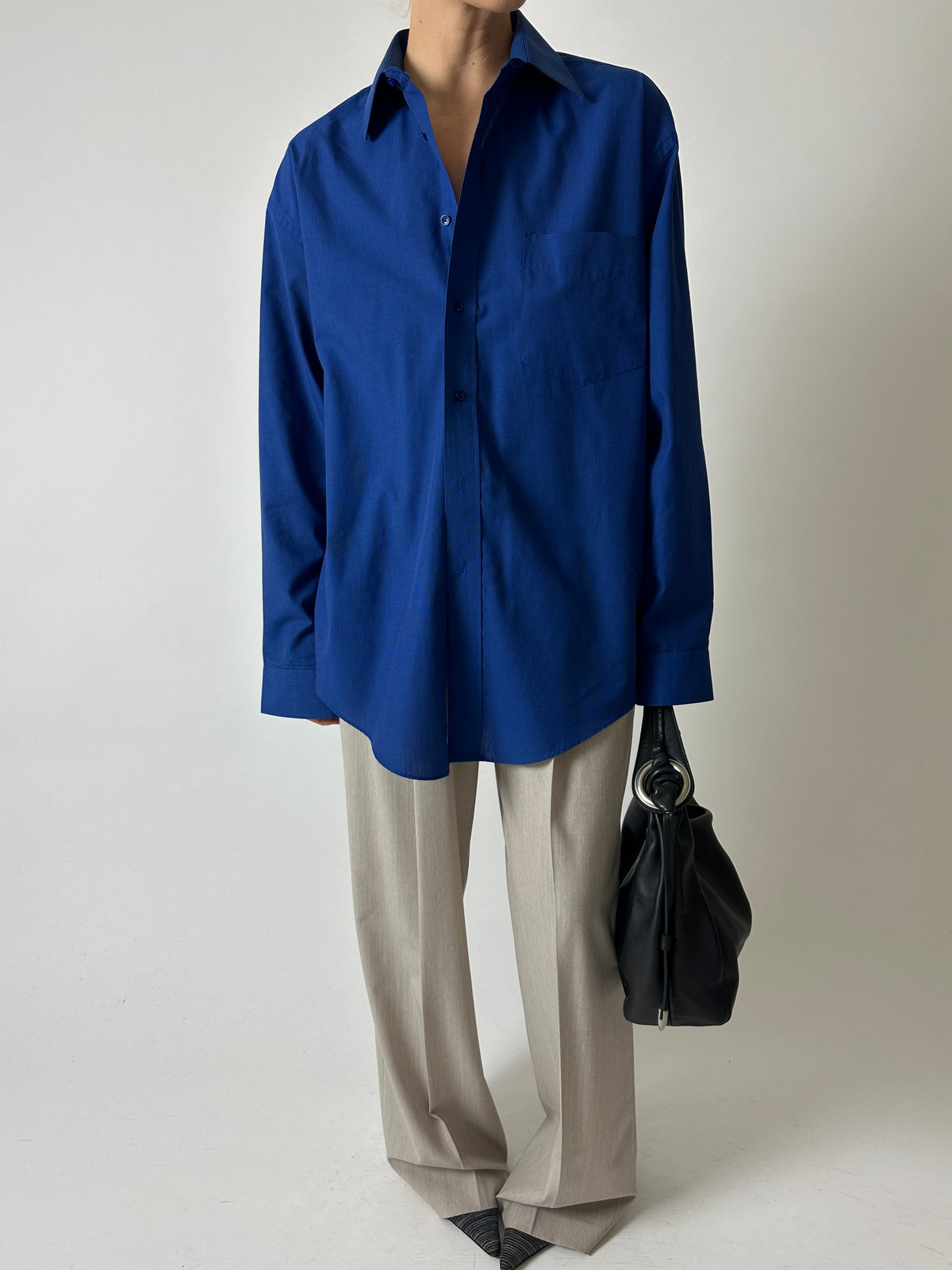 Oversized shirt | Cobalt blue