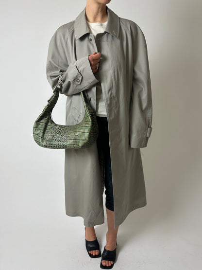 Leather shoulder bag | Forest green