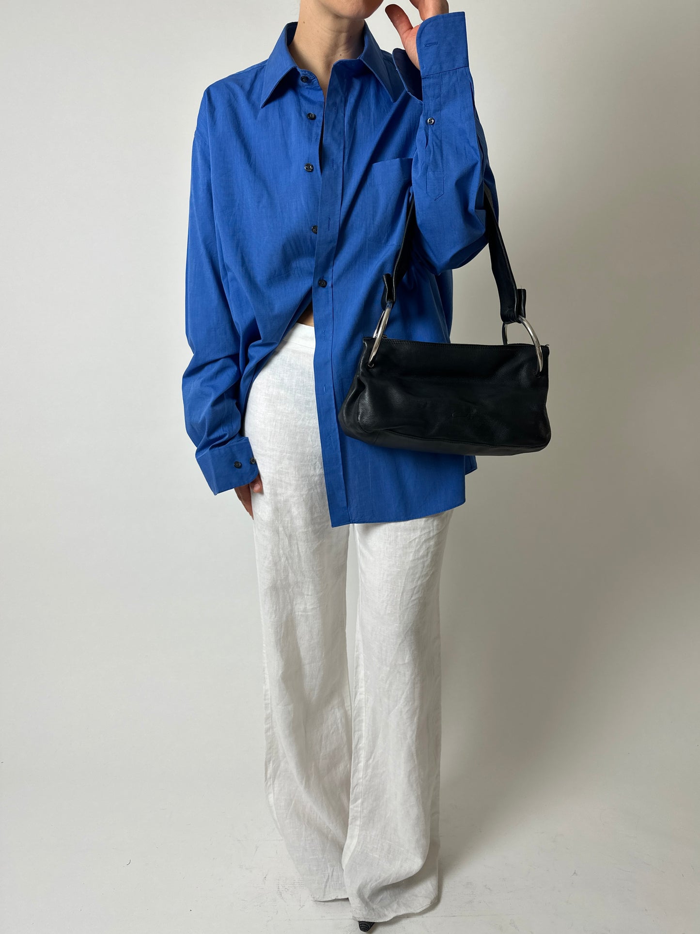 Oversized shirt | Bright blue