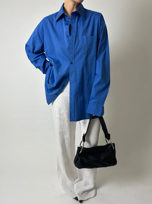 Oversized shirt | Bright blue