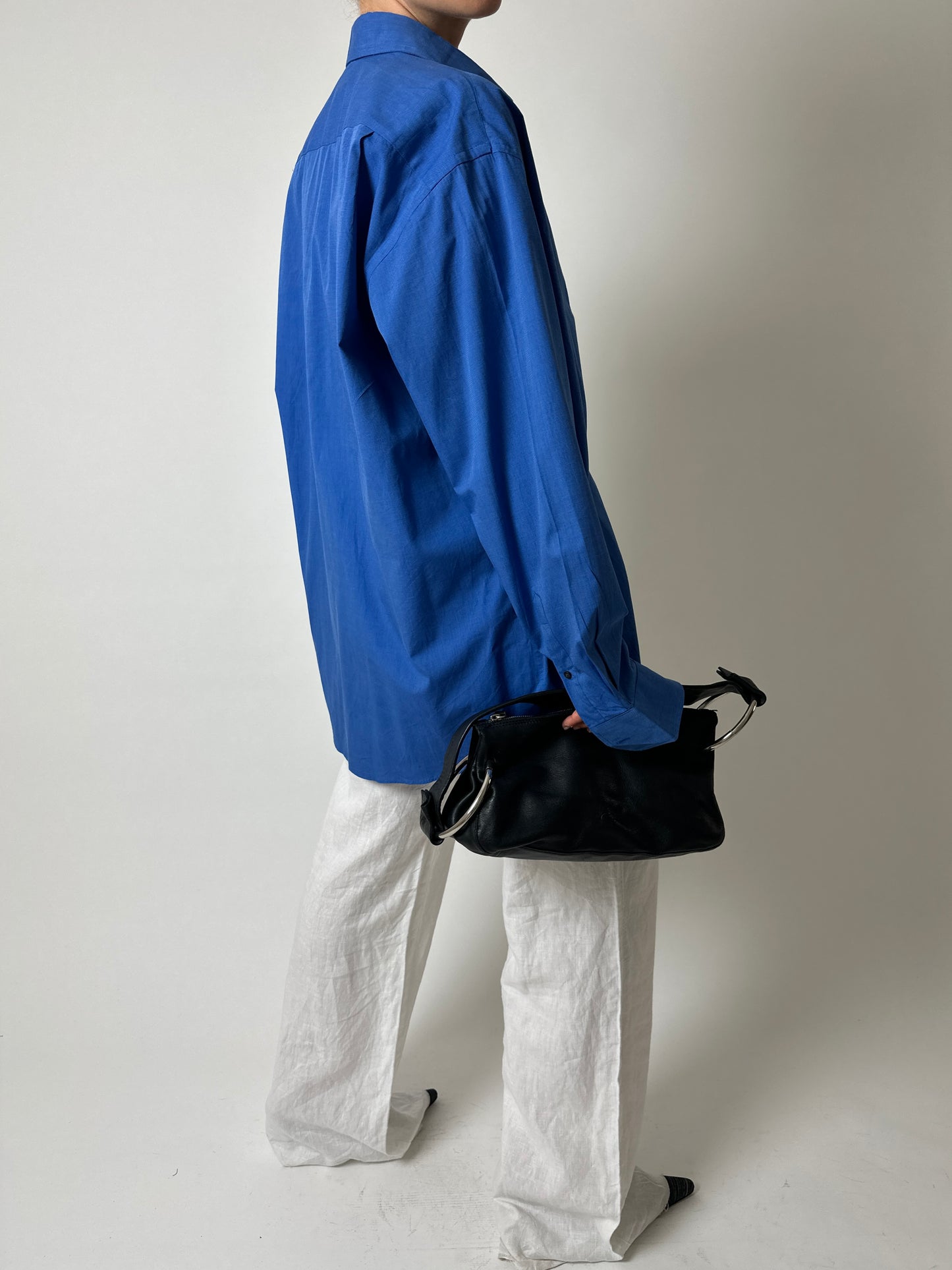 Oversized shirt | Bright blue