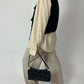Cropped zip vest | Black