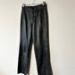 Leather trousers | Black