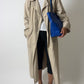 Long trench coat | Soft beige