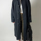 Oversized trench coat | Off Black